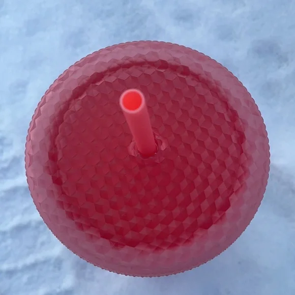 *LAST ONE* Starbucks Pink Lemonade Matte Studded Cold Cup Bubblegum Soft Touch - Picture 2 of 10